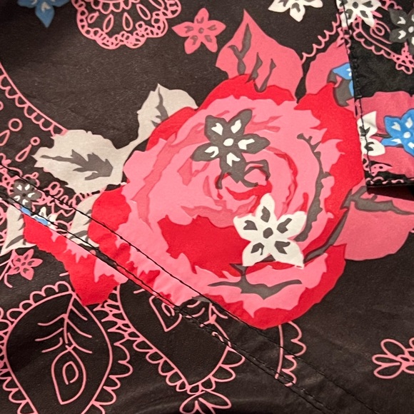 Daily Sports Black Pink Paisley Floral Golf Skirt - Picture 3 of 6